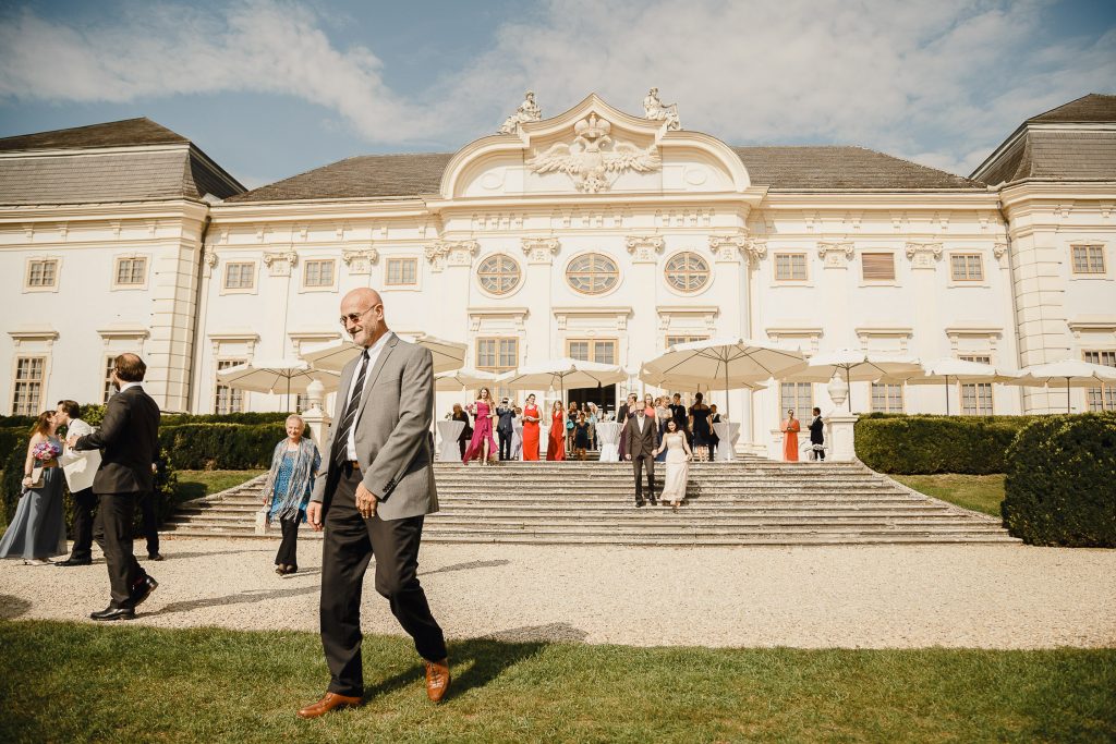Svadba na zámku Schloss Halbturn