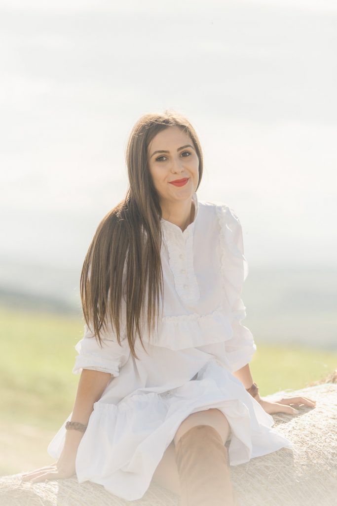 mladá mamička na fotení