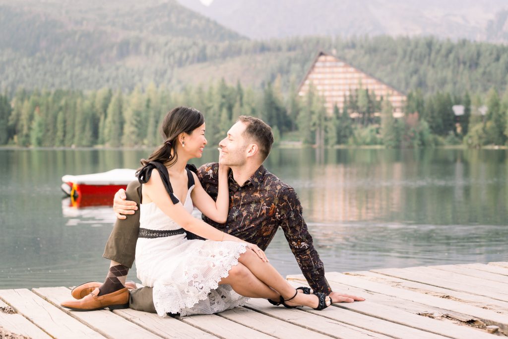 Štrbské Pleso v Tatrách fotografi Peter a Ivana Miller